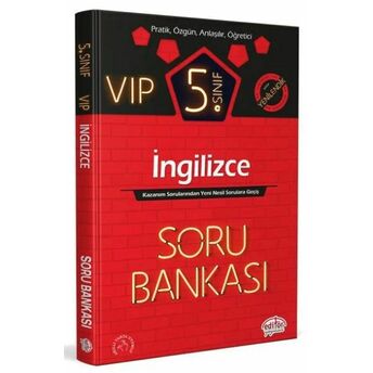 5. Sınıf Vıp Ingilizce Soru Bankası