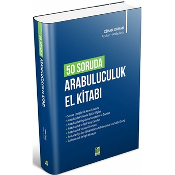 50 Soruda Arabuluculuk El Kitabı Cihan Orhan