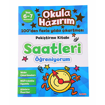 6-7 Yaş Matematik Pekiştirme Kitabı Saatleri Öğreniyorum / Okula Hazırım Nicola Morgan