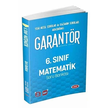 6. Sınıf Garantör Matematik Soru Bankası