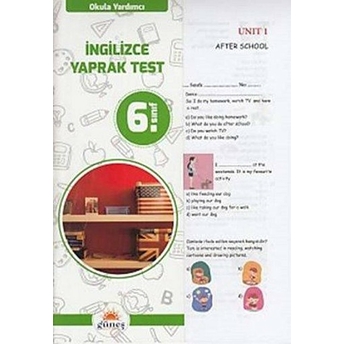 6. Sınıf Okula Yardımcı Ingilizce Yaprak Test Kolektif