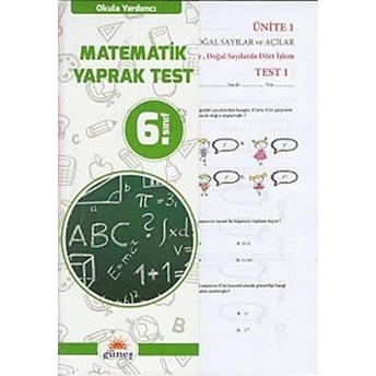 6. Sınıf Okula Yardımcı Matematik Yaprak Test Kolektif