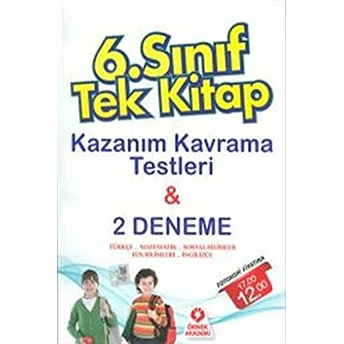 6. Sınıf Tek Kitap Kazanım Kavrama Testleri Ve 2 Deneme Kolektif