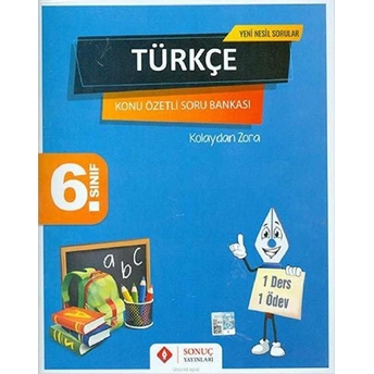 6. Sınıf Türkçe Konu Özetli Soru Bankası Kolektif