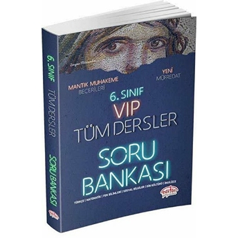 6. Sınıf Vıp Tüm Dersler Soru Bankası Kolektif