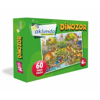 60 Parça Puzzle Dinozor