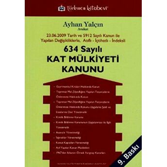 634 Sayılı Kat Mülkiyeti Kanunu Ayhan Yalçın