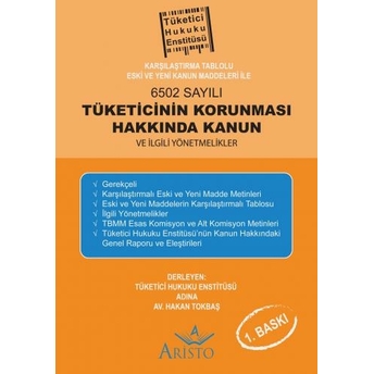 6502 Sayılı Tüketicinin Korunması Hakkında Kanun - Hakan Tokbaş