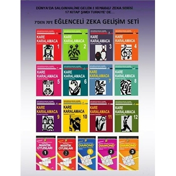 7’Den 70’E Eğlenceli Zeka Seti (17 Kitap)-Ahmet Karaçam