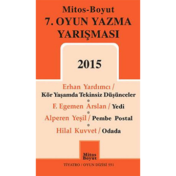 7. Oyun Yazma Yarışması 2015 F. Egemen Arslan