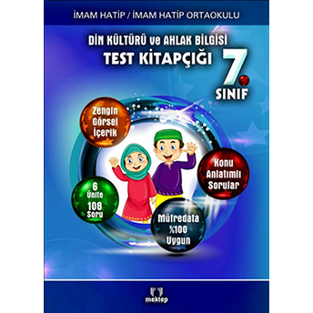 7. Sınıf Din Kültürü Ve Ahlak Bilgisi Test Kitabı Kolektif