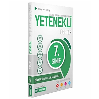 7. Sınıf Din Kültürü Ve Ahlak Bilgisi Yetenekli Defter Kolektif