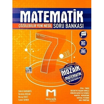 7. Sınıf Matematik Soru Bankası Şükrü Karanfil