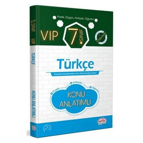 7. Sınıf Vıp Türkçe Hızlı Konu Anlatımlı