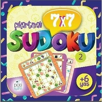 7 X 7 Sudoku - 2 (Çıkartmalı) Kolektif