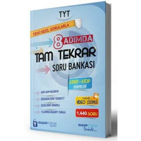 8 Adımda Tam Tekrar Soru Bankası Kolektif