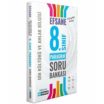 8. Sınıf Efsane Din Kültürü Ve Ahlak Bilgisi Paragraf Soru Bankası Kolektif