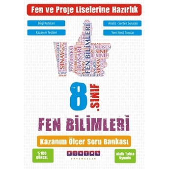 8. Sınıf Fen Bilimleri Kazanım Ölçer Soru Bankası Kolektif