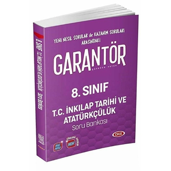 8. Sınıf Garantör T.c. Inkılap Tarihi Ve Atatürkçülük Soru Bankası Kolektif