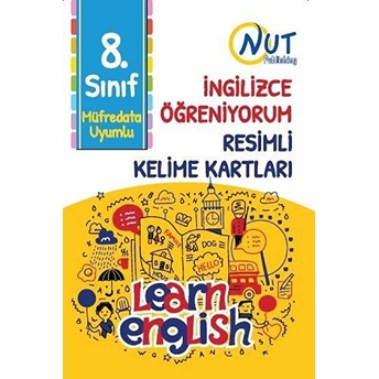 8. Sınıf Ingilizce Öğreniyorum Resimli Kelime Kartları Kolektif