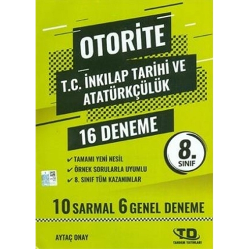 8. Sınıf Inkılap Tarihi Otorite 12 Deneme Kolektif