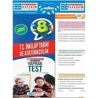 8. Sınıf Inkılap Tarihi Ve Atatürkçülük Yeni Nesil Yaprak Test