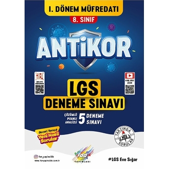 8. Sınıf Lgs Antikor 1. Dönem Müfredatı 5 Deneme Kolektif