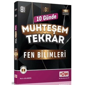 8. Sınıf Lgs Fen Bilimleri 10 Günde Muhteşem Tekrar Kolektif