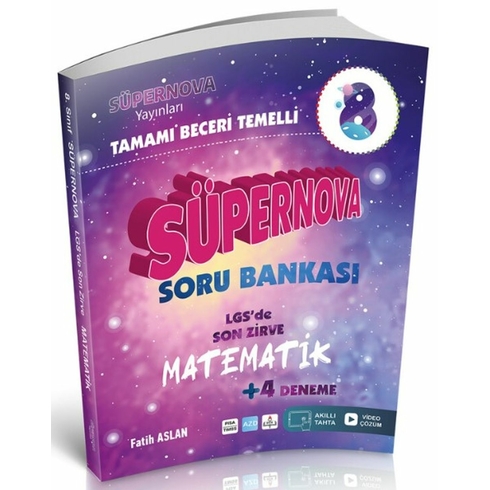 8. Sınıf Süpernova Matematik Beceri Temelli Soru Bankası Fatih Aslan