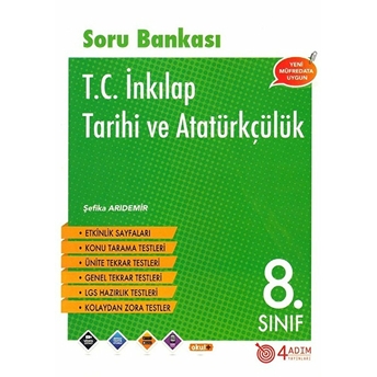 8. Sınıf T.c. Inkılap Tarihi Ve Atatürkçülük Soru Bankası Şefika Arıdemir