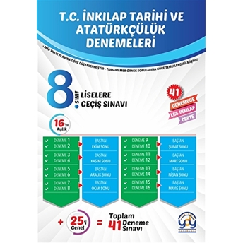 8. Sınıf T.c. Lgs Inkılap Tarihi Ve Atatürkçülük Denemeleri - Yusuf Demir