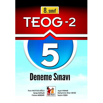 8. Sınıf Teog - 2 (5 Deneme Sınavı) Ayşin Komar