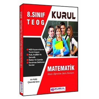 8. Sınıf Teog Matematik Hızlı Öğretim Ders Notları Kolektif