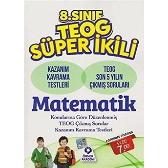 8. Sınıf Teog Süper Ikili Matematik Çıkmış Sorular Kolektif