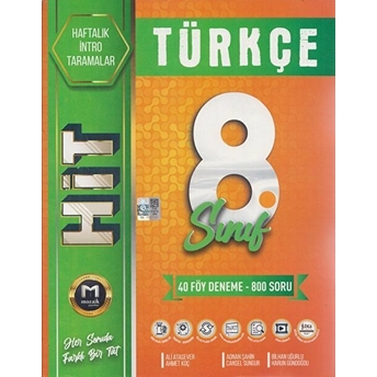 8. Sınıf Türkçe Hit 40 Deneme Kolektif