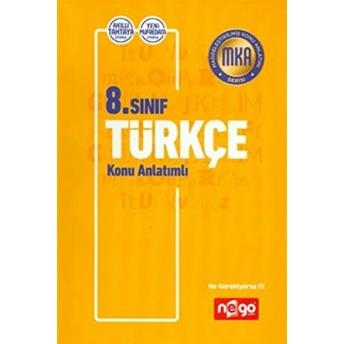 8. Sınıf Türkçe Konu Anlatımlı Kolektif