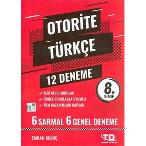 8. Sınıf Türkçe Otorite 12 Deneme Kolektif