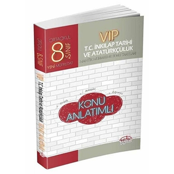 8. Sınıf Vip Tc. Inkılap Tarihi Ve Atatürkçülük Konu Anlatımı Kolektif