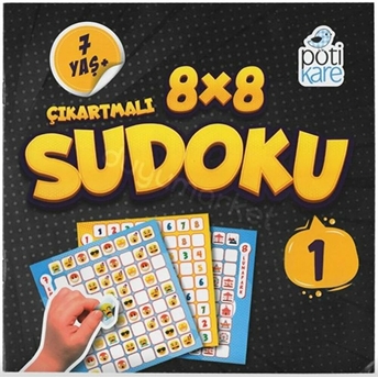 8X8 Çıkartmalı Sudoku 7 (1) Kolektif