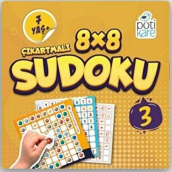 8X8 Çıkartmalı Sudoku 7 (3) Kolektif