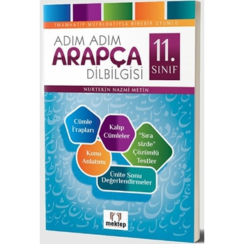 9.Sınıf Adım Adım Arapça Dil Bilgisi Nurtekin Nazmi Metin