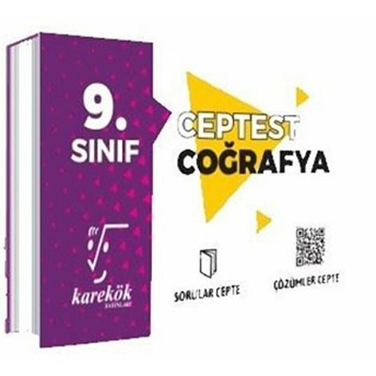 9. Sınıf Cep Test Coğrafya - Karekök