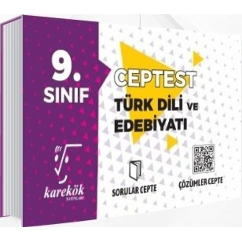 9. Sınıf Cep Test Türk Dili Ve Edebiyatı - Karekök