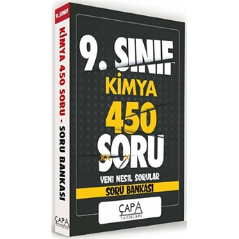 9. Sınıf Kimya 450 Soru Yeni Nesil Sorular - Soru Bankası Kolektif