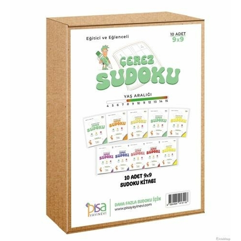 9X9 Eğitici Ve Eğlenceli 10 Adet Çerez Sudoku Set Komisyon