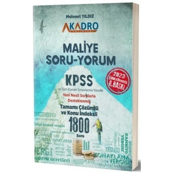 A Kadro Yayınları Kpss A Soru Yorum Maliye Soru Bankası Mehmet Yıldız