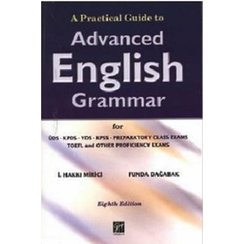 A Practical Guide To Advanced English Grammar Funda Dağabak