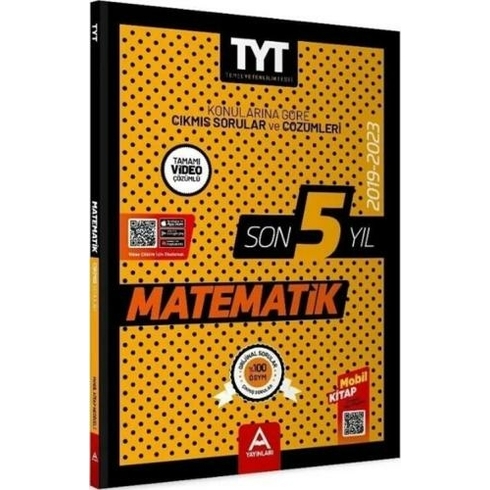 A Yayınları 2019 2023 Tyt Matematik Son 5 Yıl Çıkmış Sorular Komisyon