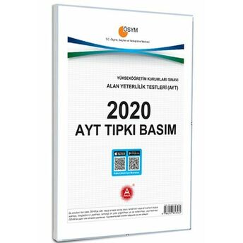 A Yayınları 2020 Ayt Tıpkı Basım Çıkmış Deneme Sınavı