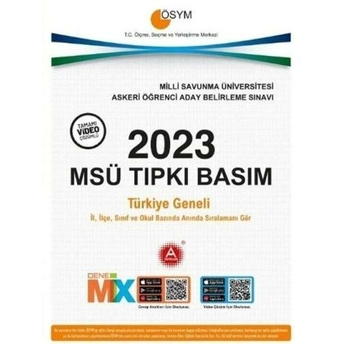 A Yayınları 2023 Msü Tıpkı Basım Çıkmış Sorular Komisyon